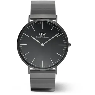 Daniel Wellington Classic Piano Link 40mm Uhr Herren, DW Klassisch Herren Uhr