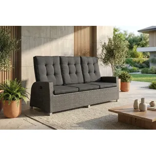 OUTFLEXX Gartenlounge-Bank Rocking Comfort grau