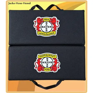Sitzkissen Klappkissen Kissen Bayer 04 Leverkusen Schwarz Löwe Gr. 33x33cm