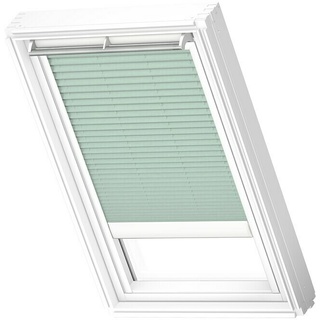 Velux Dachfensterplissee Solar FSL PK04 1281SWL  (Farbe: Mint - 1281SWL, Farbe Schiene: Weiß, Solarbetrieben)