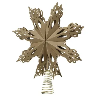 Broste Copenhagen Christmas Star Baumspitze Natural Brown 30 cm