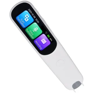 Brrnoo Übersetzungsstift Smart Pen Echtzeit-Übersetzung für Reise Lernen und Sprachlernen Deutschlernen Smartphone-kompatibel
