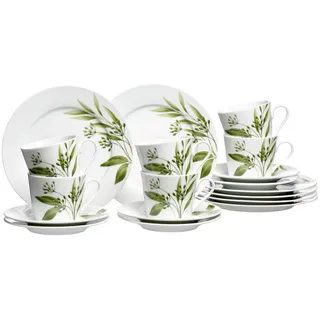 Ritzenhoff & Breker Evora Kaffeeservice 18-tlg. grün/weiß