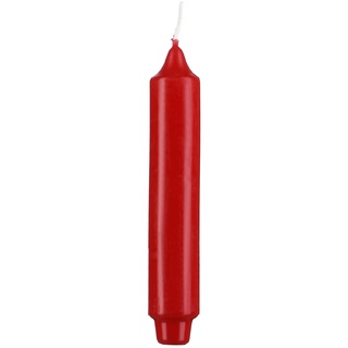 Kopschitz Kerzen Kerzen Punchkerzen (Stabkerzen mit gefrästen Fuß) Rot, 250 x 30 mm, 12 Stück
