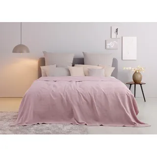 OTTO home Mira Bettüberwurf 250 x 280 cm Rosa