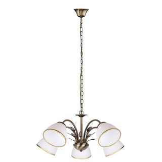 Elegante Pendelleuchte Jugendstil Glas Schirm Esszimmerlampe Wohnzimmerlampe