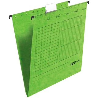 Falken Hängeordner, FALKEN Hängemappen DIN A4 seitlich offen Hängeregister 230g/m2 Grün grün