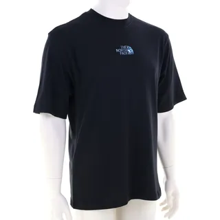 The North Face Liquid Logo Oversize Herren T-Shirt-Schwarz-L