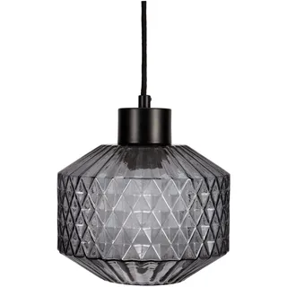 Pauleen Gleaming Smoke 1-flg. Ø18 cm Glas/Rauchglas/Schwarz