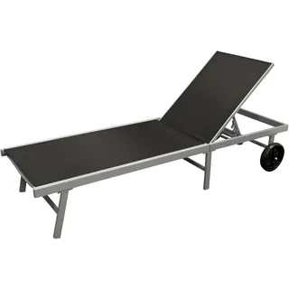 DEGAMO OSTIA Rollliege 200 x 78 x 34,5 cm schwarz