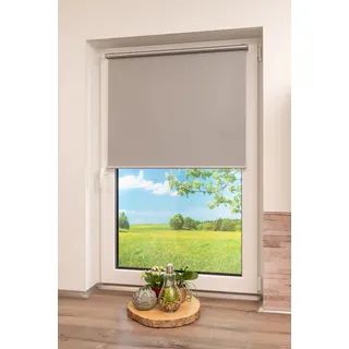 K-HOME Springrollo Klemmfix-Rollo 70 x 200 cm grau