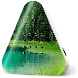 Zwitscherbox Lakesidebox "Forest Lake" in Grün - (B)11 x (H)11,8 x (T)2,8 cm