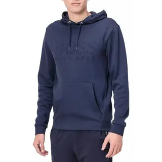 BOSS Kapuzensweatshirt Soody Hoodie 3D Logo-Druck Kapuze mit Kordelzug, Kängurutasche blau XXL