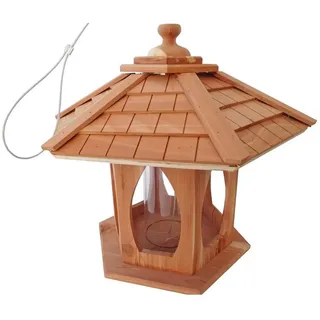 ELMATO Vogelhaus Elmato 10881 Vogelhaus Futterpavillion mit Silo, 41x36x40cm