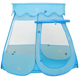 vidaXL Kinder-Spielzelt mit 250 Bällen Blau 102x102x82 cm