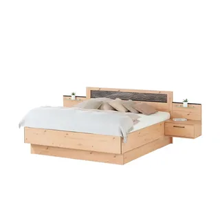 Möbel Kraft Bettanlage ¦ holzfarben ¦ Maße (cm): B: 186 H: 97 T: 207.0