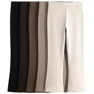 The Set Leggings The Set Gerippte ausgestellte Leggings, 5er-Pack (5-tlg) schwarz 116 (6 J.)