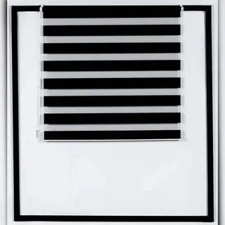 CLP Doppelrollo 95 x 150 cm schwarz