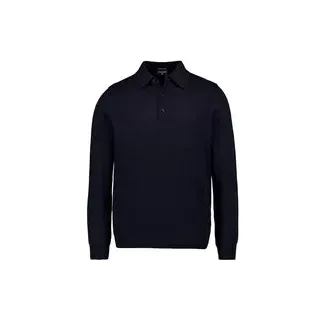 Strellson Herren Pullover blau unifarben, blau, Herbst/Winter 2025/2026