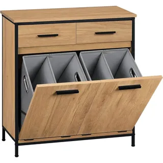 EUGAD 72,5 x 80 x 34 cm Braun/MDF