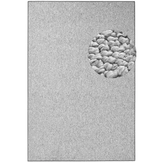 Bt Carpet Wolly Teppich – Wohnzimmerteppich Flachgewebe Kurzflor Woll-Optik Wolle Skandi-Look Esszimmer, Wohnzimmer, Kinderzimmer, Schlafzimmer – Creme, 200x300cm