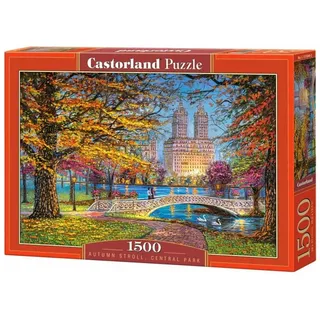 Castorland C-151844-2 Autumn Stroll, Central Park, Puzzle 1500 Teile