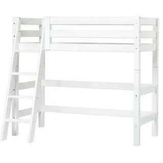 Hoppekids Hochbett  ECO Luxury ¦ weiß ¦ Maße (cm): B: 117 H: 150