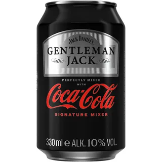 JackDaniel's Gentleman Jack mit Cola 10% vol 12 x 0,33 l