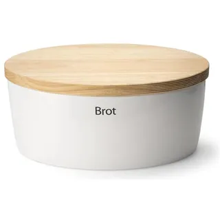 Continenta Brotkasten Keramik Weiß