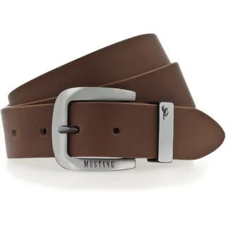 Mustang Herrengürtel Leder 3,5 cm braun 100