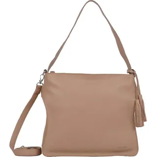 Gerry Weber Schultertasche Umhängetasche Cadiz Hobo MHZ Cappuccino hellbraun - Hellbraun