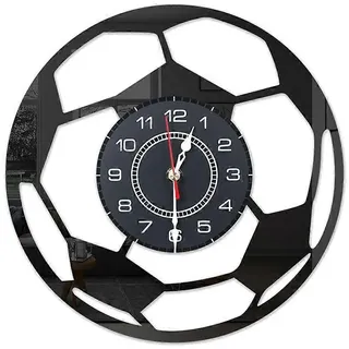 Wanduhr Im Fußball-design, Schlichte Und Moderne Wanduhr Für Wohn- Oder Schlafzimmer, Quarzuhr