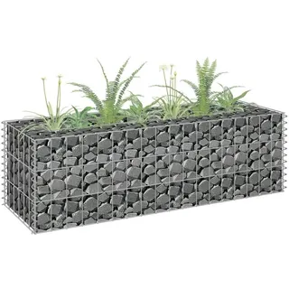 vidaXL Gabionen-Hochbeet 90 × 30 × 30 cm