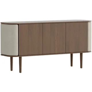 UMAGE - Treasures Sideboard mit 3 Türen, Eiche dunkel / white sands