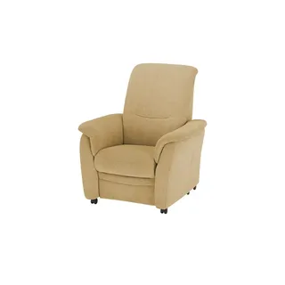 Polstermöbel Oelsa Fernsehsessel Sarah Flachgewebe 91 x 103 x 97 cm Orange elektrisch