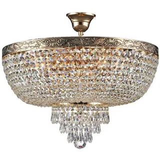 Maytoni Kronleuchter Royal Classic, Gold, Metall, rund,rund, 38 cm, CE, gleichmäßige Lichtverteilung, Lampen & Leuchten, Innenbeleuchtung, Hängelampen, Kronleuchter