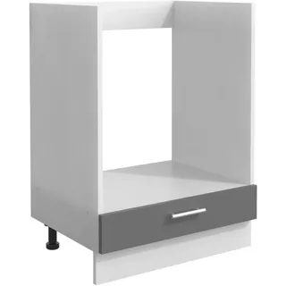 VCM Herdumbauschrank Esilo 60 x 46 x 82 cm Schwarz