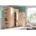 80 x 185 x 54 cm Holzoptik