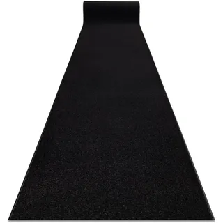 RugsX Karmel Teppichläufer 140 x 180 cm Schwarz
