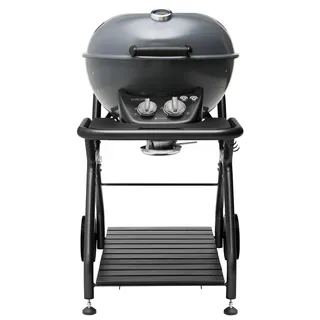 Outdoorchef ASCONA 570 G darkgrey grau BBQ Gasgrill Kugelgrill, Doppelbrenner, 18.127.97