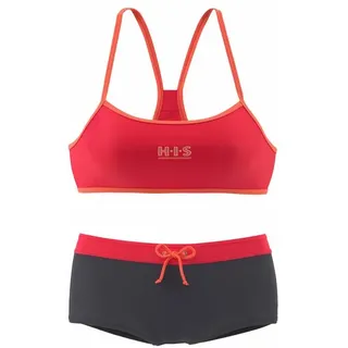 H.I.S. Bustier-Bikini Grau/Orange 38 Cup I/H