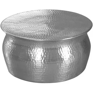 Wohnling Couchtisch Silber Aluminium 60 x 30,5 x 60 cm