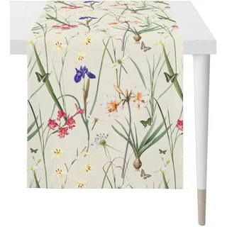 APELT Tischläufer "6720", beige (natur), B:140cm L:48cm, Baumwolle, Polyester, Tischdecken