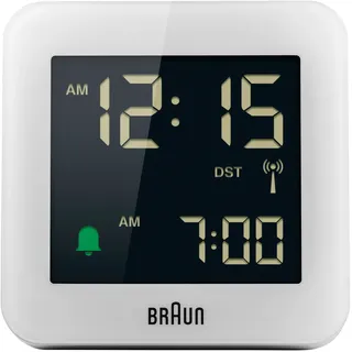 BRAUN Funk-Wecker, digital (Weiß)