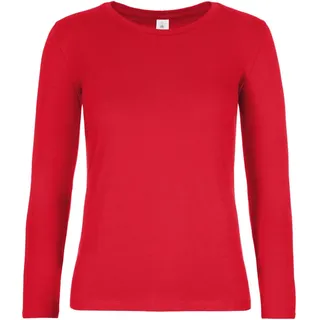 B & C B&C - #E190 Damen T-Shirt - Red / XS