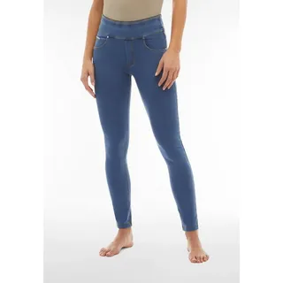 Freddy Shapingleggings NOW SKINNY YOGA mit Lifting & Shaping Effekt und Umschlagbund blau XS (34)