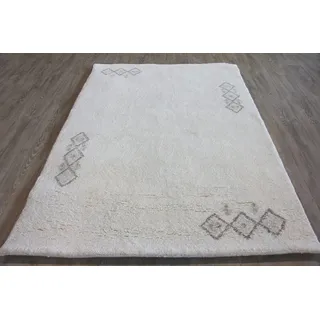 Berberteppich aus Marokko Original Berber 6 Gemustert 15/15 Double (ca. 90.000 Florfäden/m2), (200 x 300 cm)
