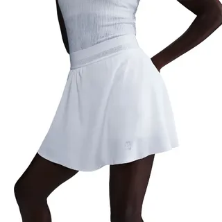 NIKE Court Ace Advantage Dri-FIT High-Waist Tennisrock Damen 100 - white/white XS