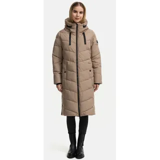 Navahoo Damen, Gr. M, grau (taupe grau), Obermaterial: 100% Polyester; Innenmaterial: 100% Polyester; Futter: 100% Polyester, Jacken, mit Teddyfell innen