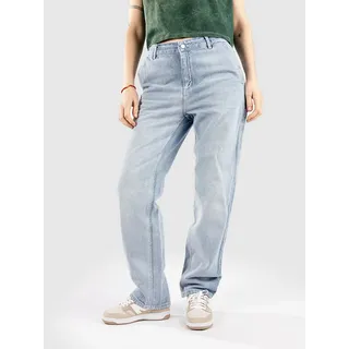 Carhartt WIP Pierce Straight Jeans light stone washed blue Gr. 30